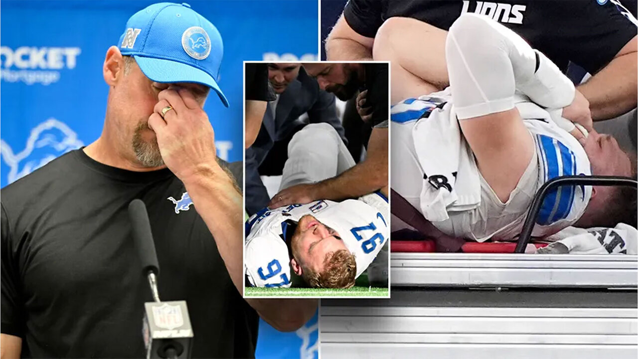 Lions' Aidan Hutchinson had surgery to repair broken tibia and fibula, no timetable for return