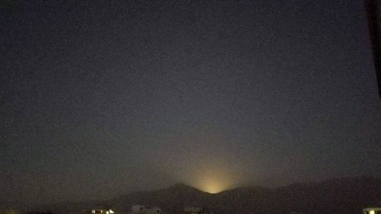 Pink Super Moon Rising Over the Andes