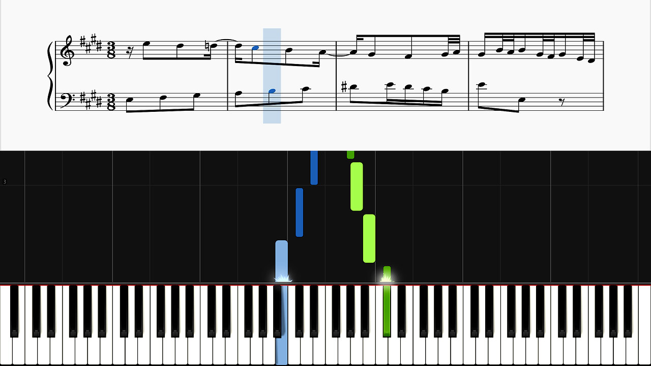 Bach - Invention No. 6, BWV 777 (Piano Tutorial)