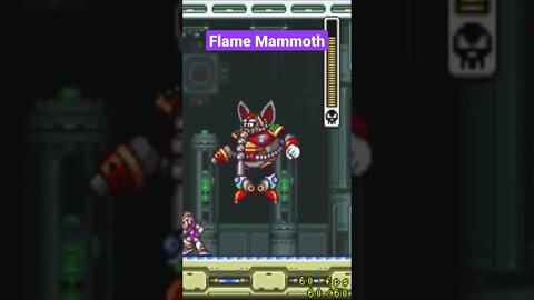 Como Derrotar o Flame Mammoth - Mega Man X - Snes