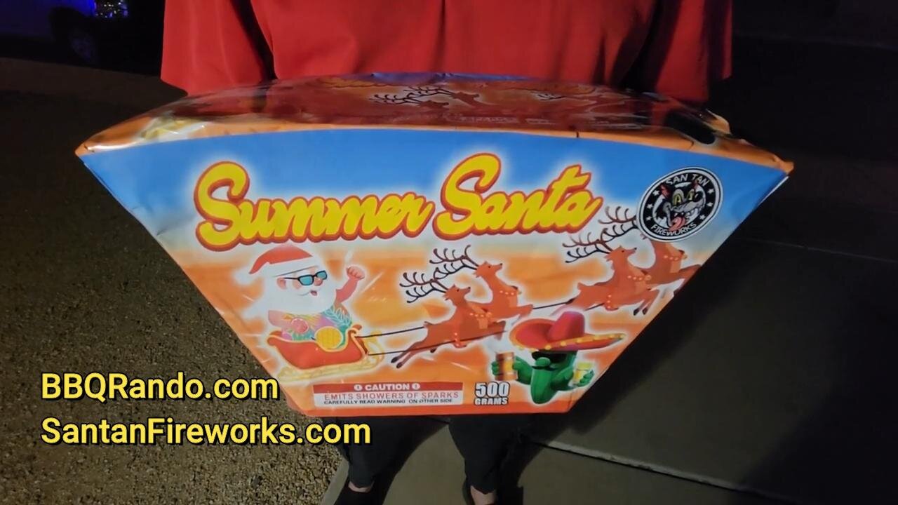 Summer Santa - Santan Fireworks