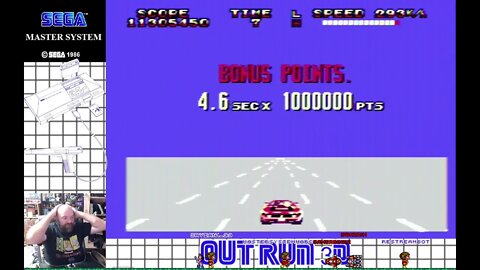 Out Run 3D Master System 2D completion