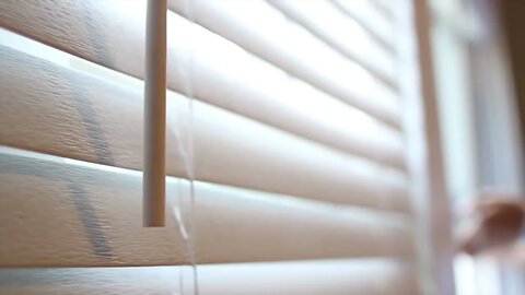 Beachfront B roll Window Blinds Royalty Free Footage