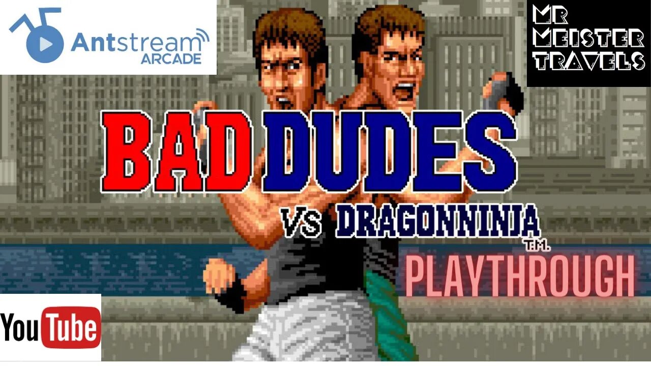 Bad Dudes Vs. DragonNinja (1988) | Retro | Antstream