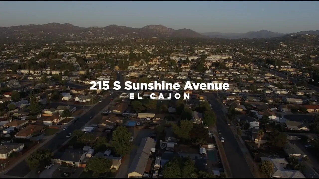 215 S Sunshine Avenue in El Cajon!