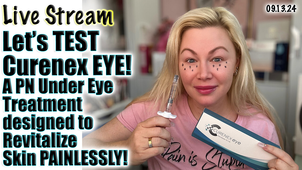 Live Testing Curenex Eye Meso! Painless PN to revitalize Eyes! AceCosm, code Jessica10 saves