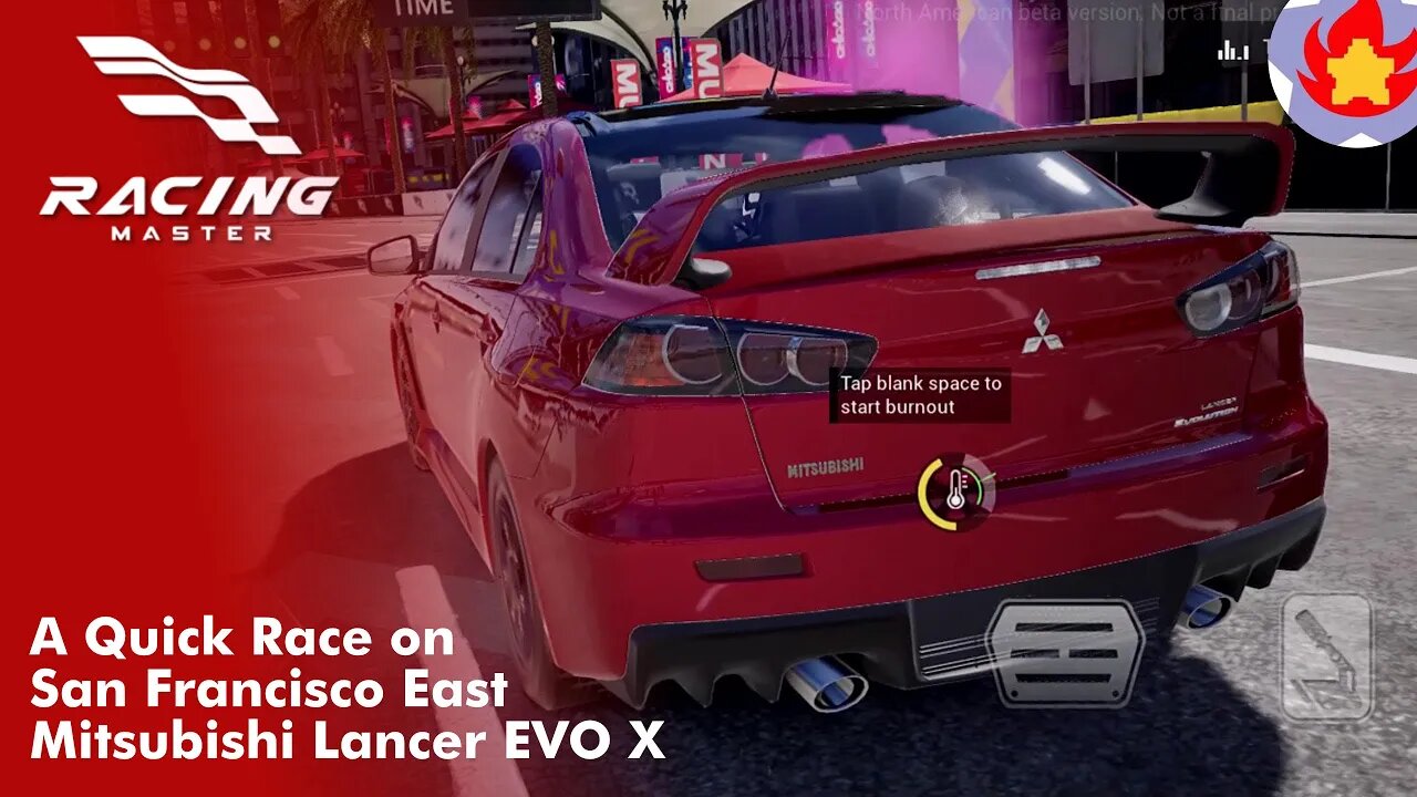 A Quick Race on San Francisco East with the Mitsubishi Lancer EVO X | Racing Master