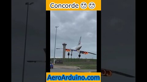 Can't Believe Is That Concorde #Flying #Aviation #AeroArduino