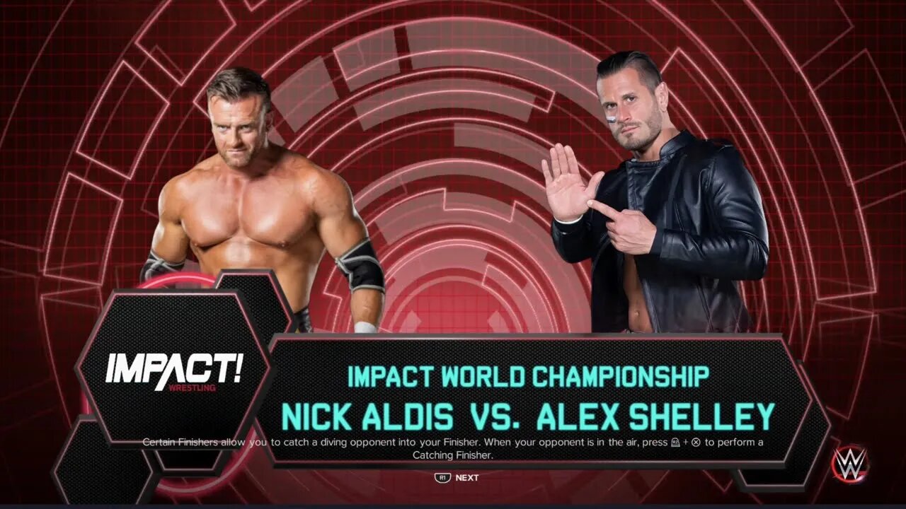 Impact Wrestling Slammiversary 2023 Alex Shelley vs Nick Aldis for the Impact World Championship