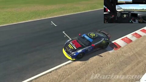 First practice session in the GT4 Aston Martin Vantage at Winton Motor Raceway.