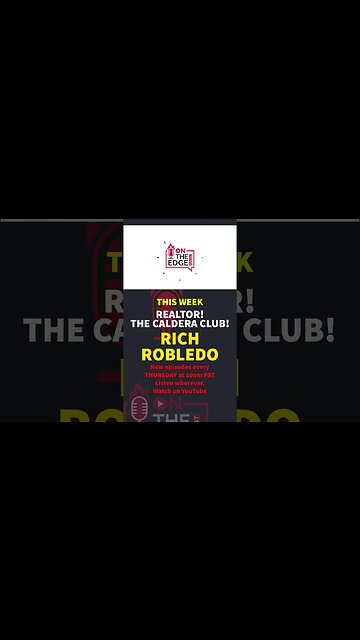 RICH ROBLEDO from Las Vegas joins us at On The Edge Podcast!