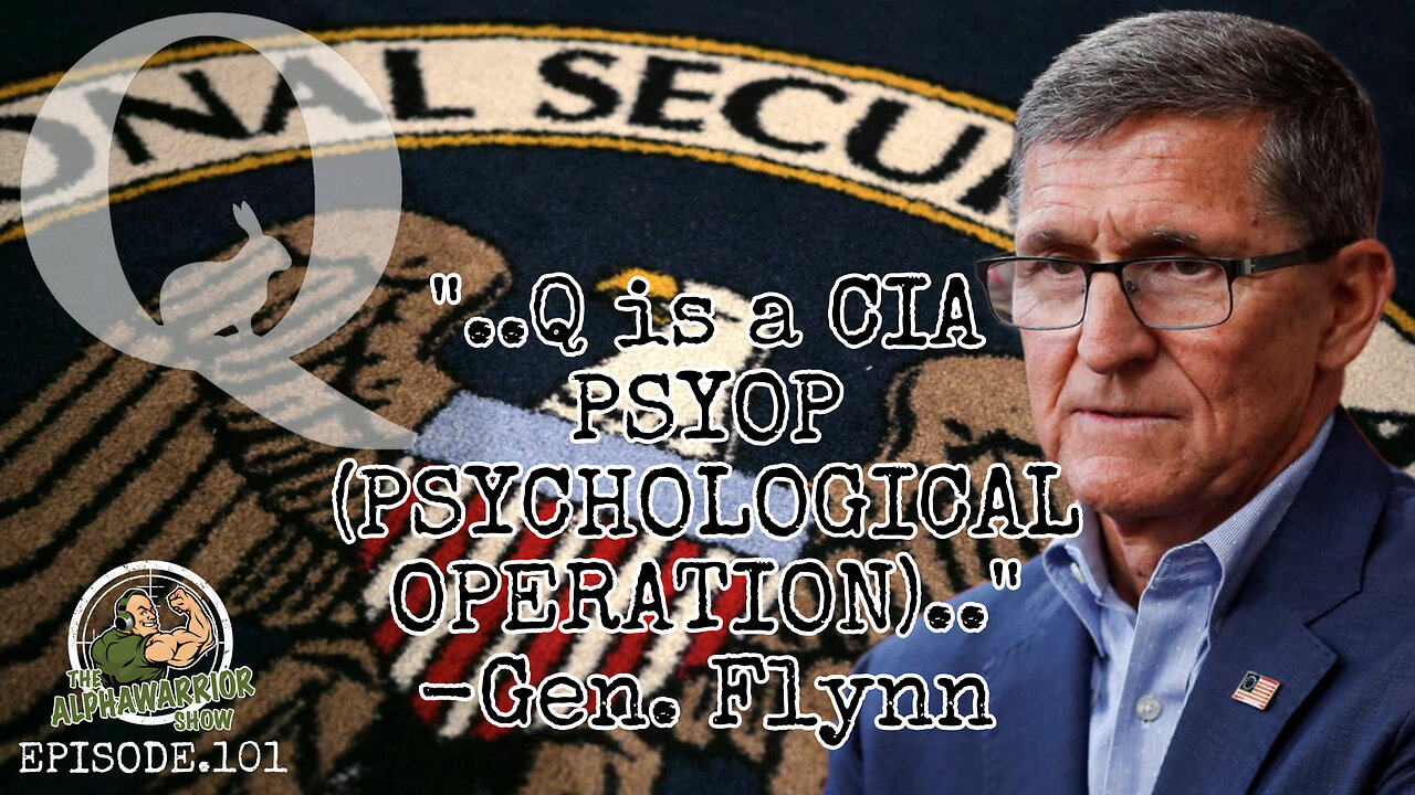 GENERAL FLYNN " Q IS A CIA PSYOP " TWITTER FILES#5 - EP.101