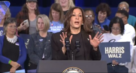 COURT TAKES CARE THAT! Kamala on Trump as Crowd chants LOCK HIM UP - Oakland Michigan rally