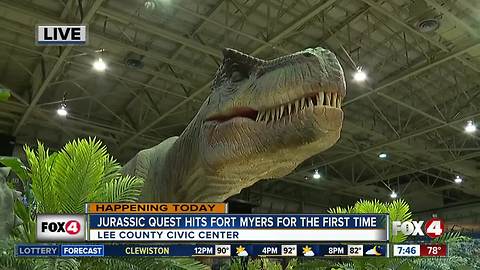 Jurassic Quest comes to Southwest Florida - 7:30am live report