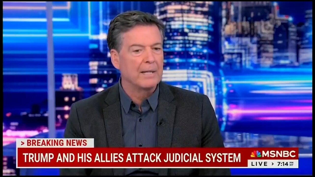 Fmr FBI Dir Comey: Trump Is Coming For The FBI and DOJ