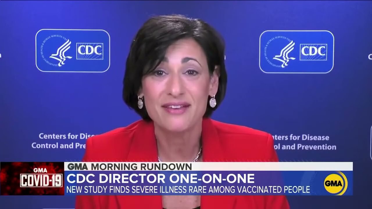 CDC director Walensky admits: 75% of COVID deaths were in unwell people with four co-morbidities