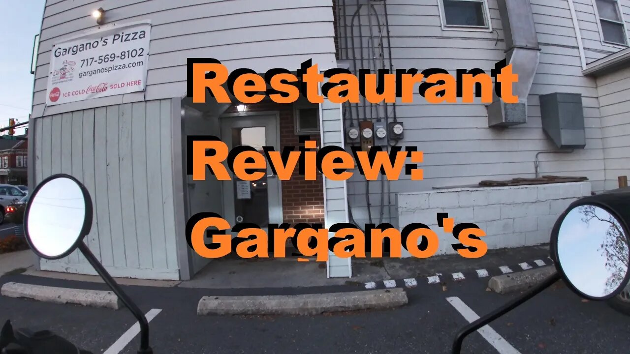 Motorcycle restaurant reviews: Gargano's Pizza, East Petersburg PA