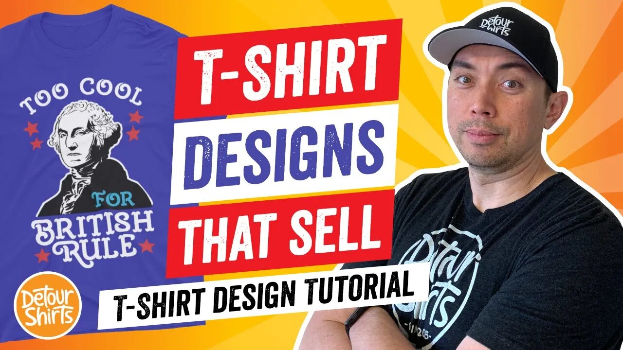 T-Shirt Designs That Sell 3 - T Shirt Design Tutorial for Non-Designers Selling on Print on Demand