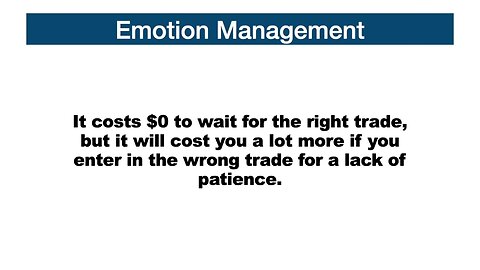 How to Manage Emotions when Trading