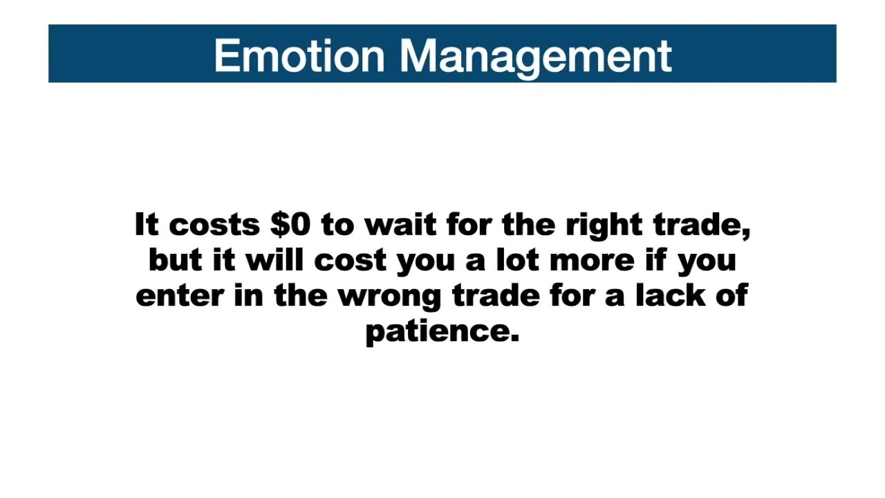 How to Manage Emotions when Trading