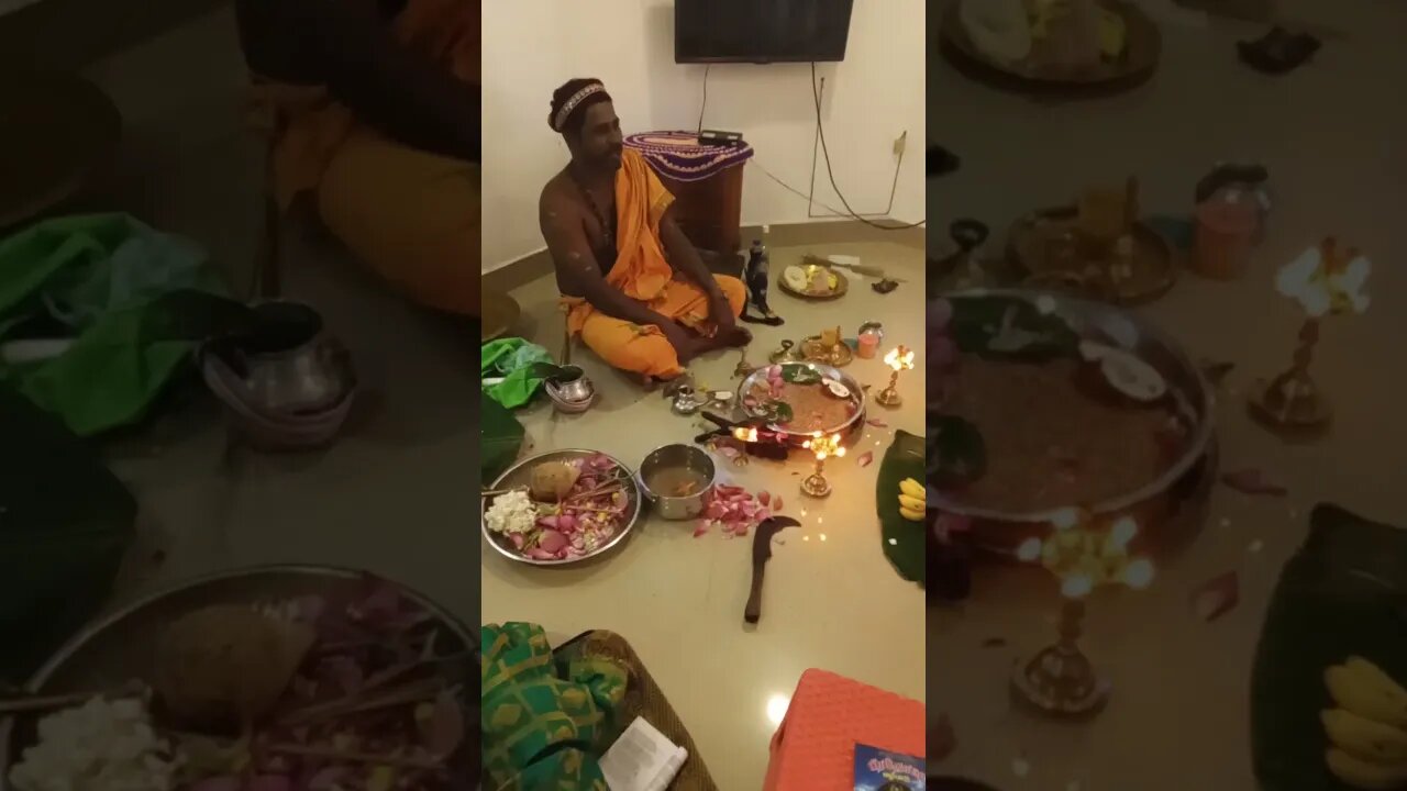 Soulful Tribute: Performing Pithru Paksha Pooja with Devotion