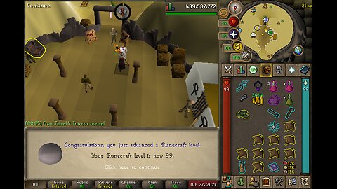 99 RUNECRAFTING + ACHIEVEMENT DIARY SKILLCAPES!!! [27-10-2024]