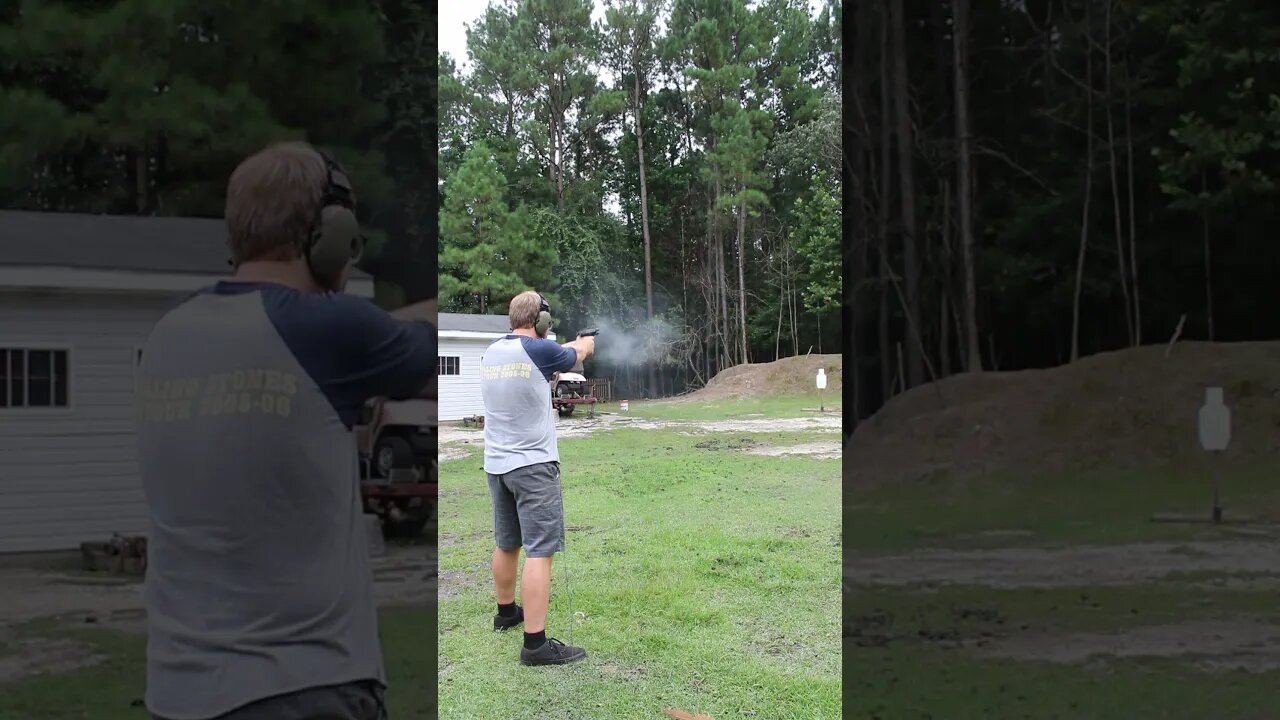 M9 Pistol Shooting #shorts #gun #9mm #coldwar #beretta