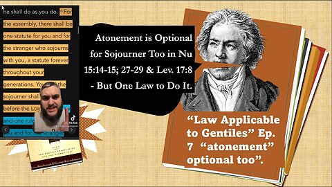 #7 Atonement is Optional for Sojourners Too