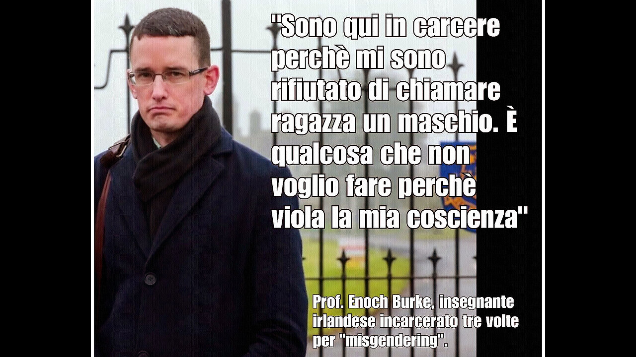 #MARTIRI DELLA REALTÀ: “ENOCH BURKE, INSEGNANTE, È STATO INCARCERATO PER LA TERZA VOLTA, COLPEVOLE DI AVER CHIAMATO UNO STUDENTE 'MASCHIO' COL PRONOME MASCHILE!!” =MA LA VERGINE 〽️ARIA GUIDA IL SUO POPOLO VERSO UN TEMPO DI PRIMAVERA!!=