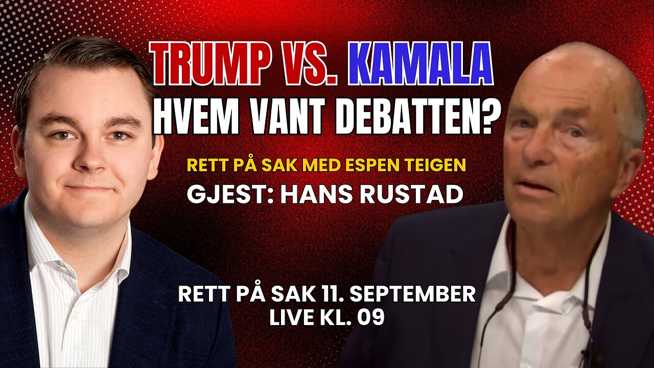 TRUMP VS. KAMALA: Hvem vant debatten? | Rett på sak 11. september
