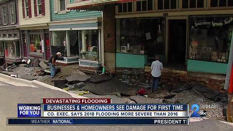 Ellicott City business owner wonders if rebuilding is the right move after devastating flood