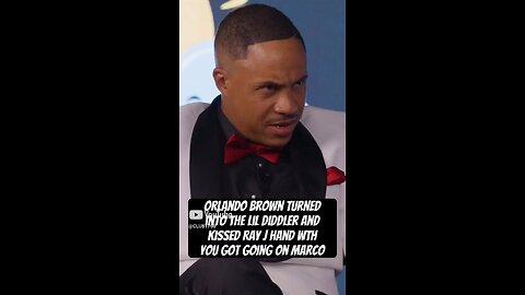 ORLANDO BROWN KISSED RAYJ HAND DURING INTERVIEW AND EXPOSED HIM BEING AT DIDDY FREAKOFFS