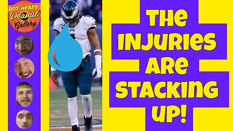 Injuries Galore! -Playoffs Week 2 INCOMING-