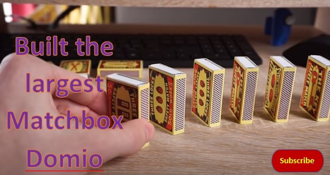 How I Built a Matchbox Domino | Match Box Domino