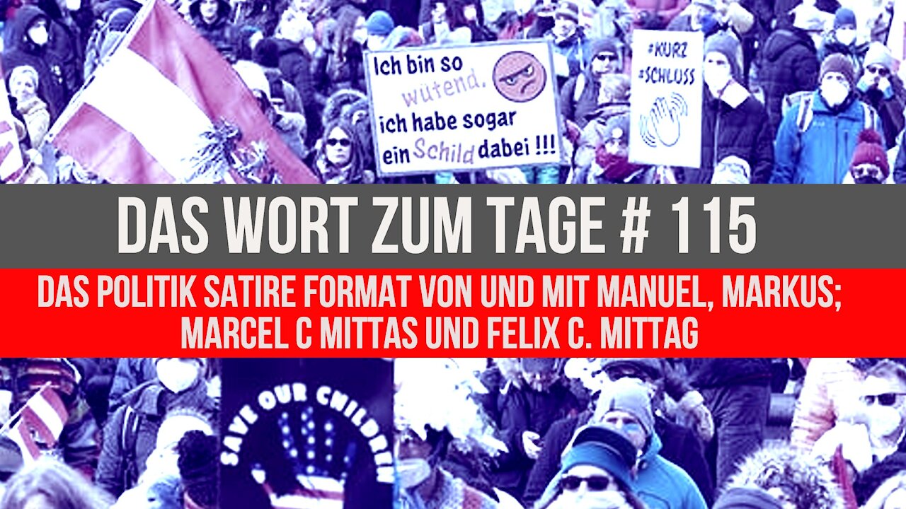 Das Wort zum Tage # 115 - Lockdown bis Weihnachten, Hochrisiko-Schwachsinn und Pädo-Kriminalität