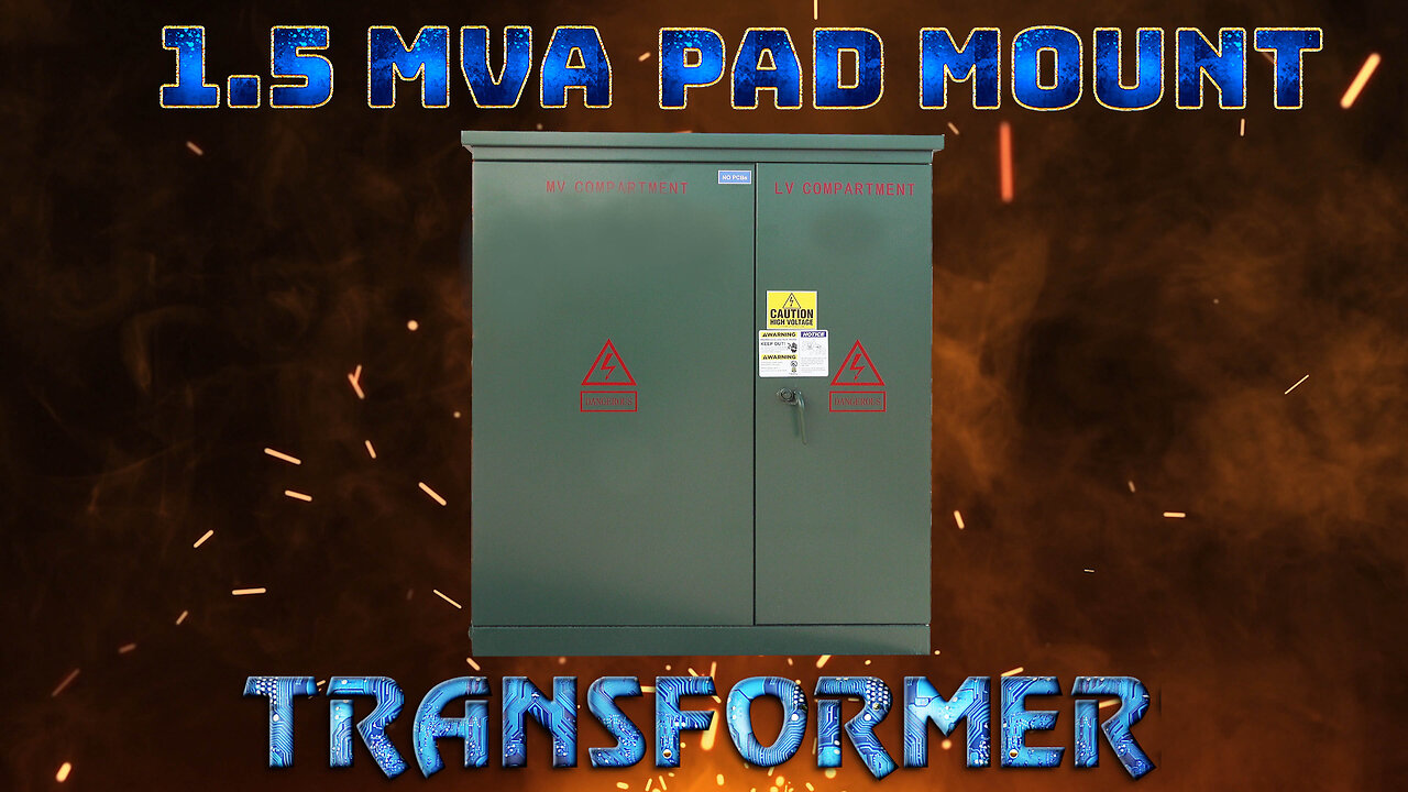 1.5 MVA Pad Mount Transformer - 34500V Delta Primary, 208Y/120 Wye Secondary