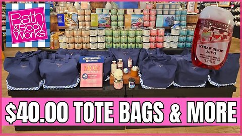 New Finds | $1.00 Pocket Bac Sale | Mother's Day Tote Bags at Bath & Body Works | #bathandbodyworks