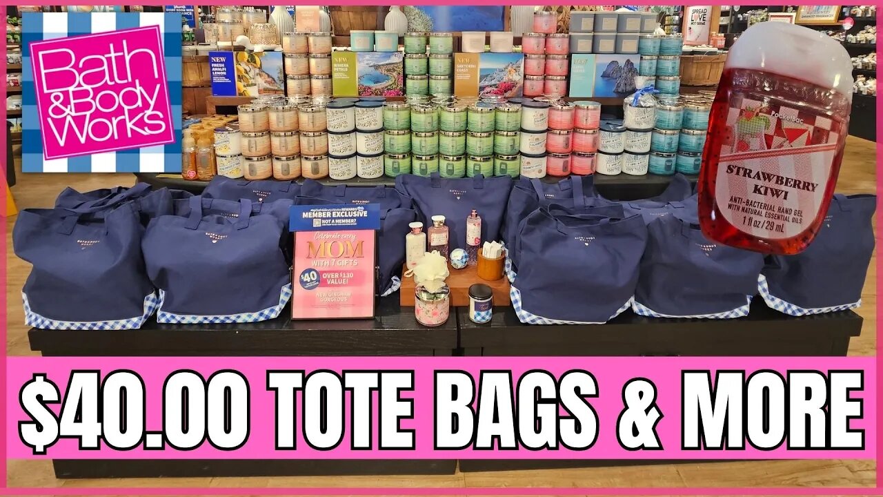 New Finds | $1.00 Pocket Bac Sale | Mother's Day Tote Bags at Bath & Body Works | #bathandbodyworks