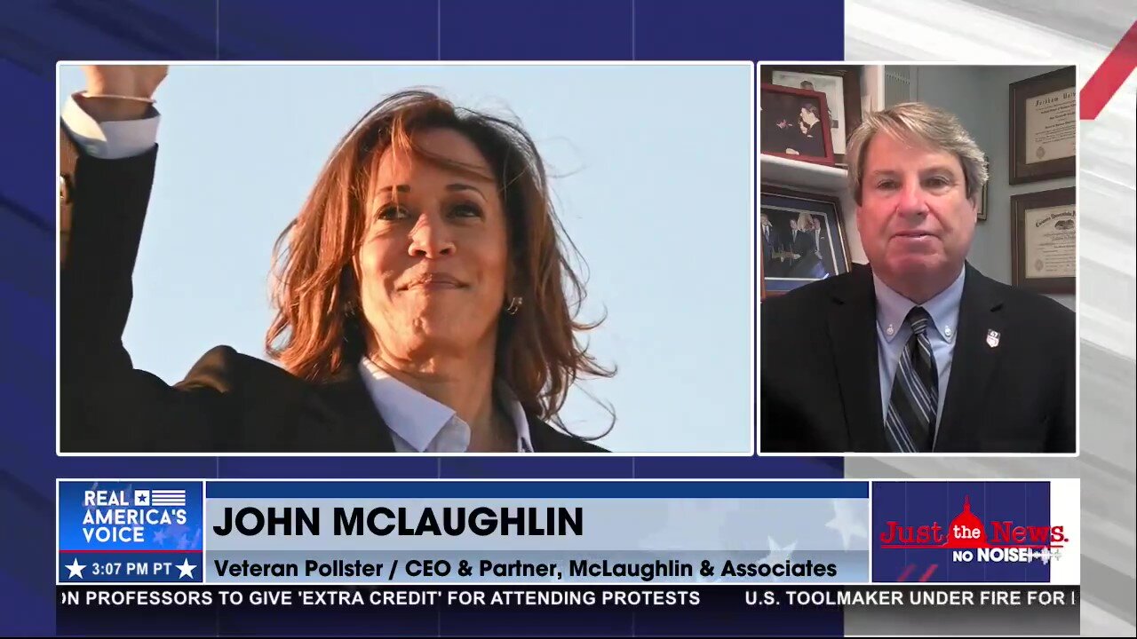 John McLaughlin: Voters don’t know where Harris stands on critical issues