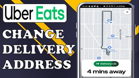 HOW TO CHANGE ADDRESS ON UBER EATS