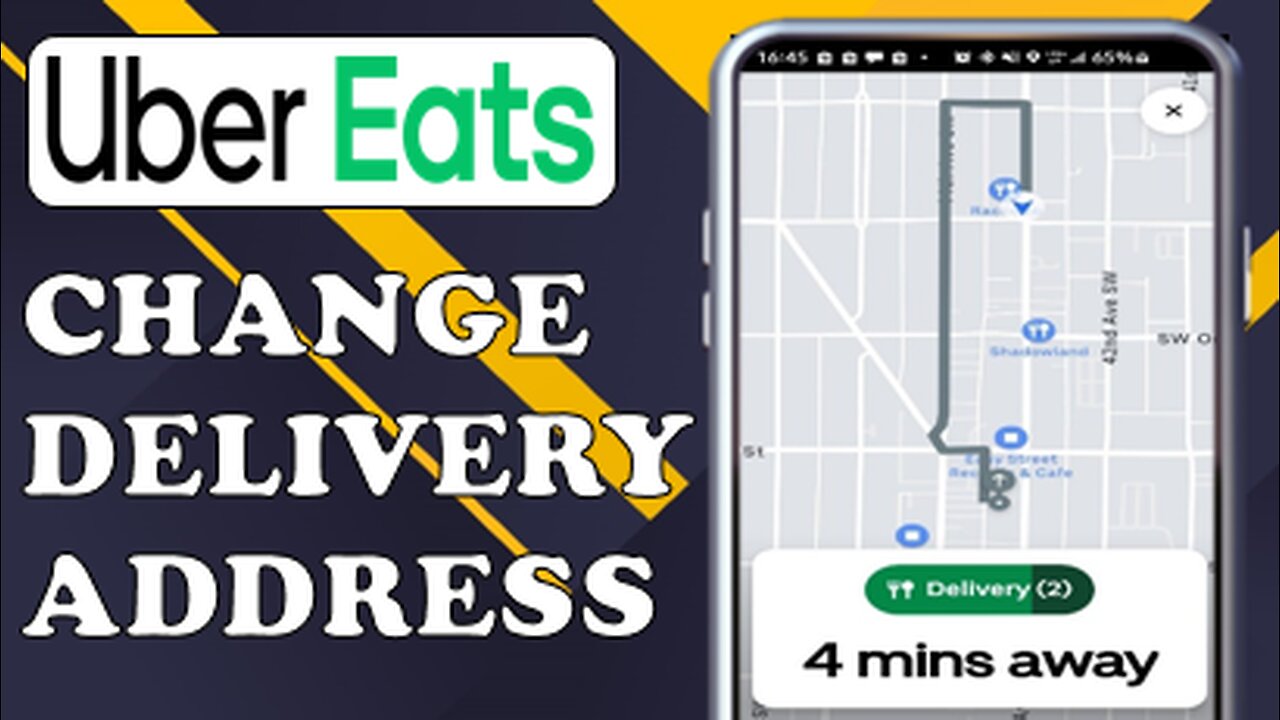 HOW TO CHANGE ADDRESS ON UBER EATS