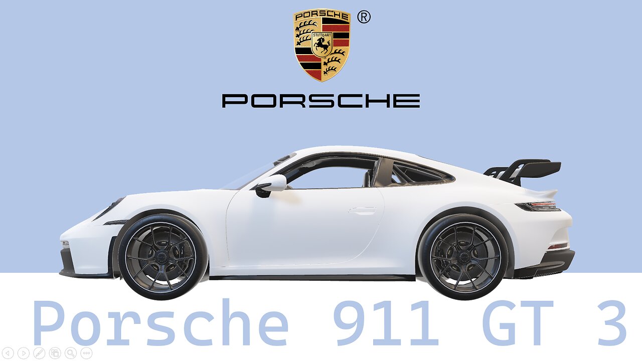 Porsche 911 GT3 Morph Transition on PowerPoint| #porsche