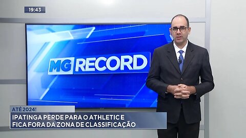 Até 2024: Ipatinga Perde para o Athletic e fica Fora da Zona de Classificação.