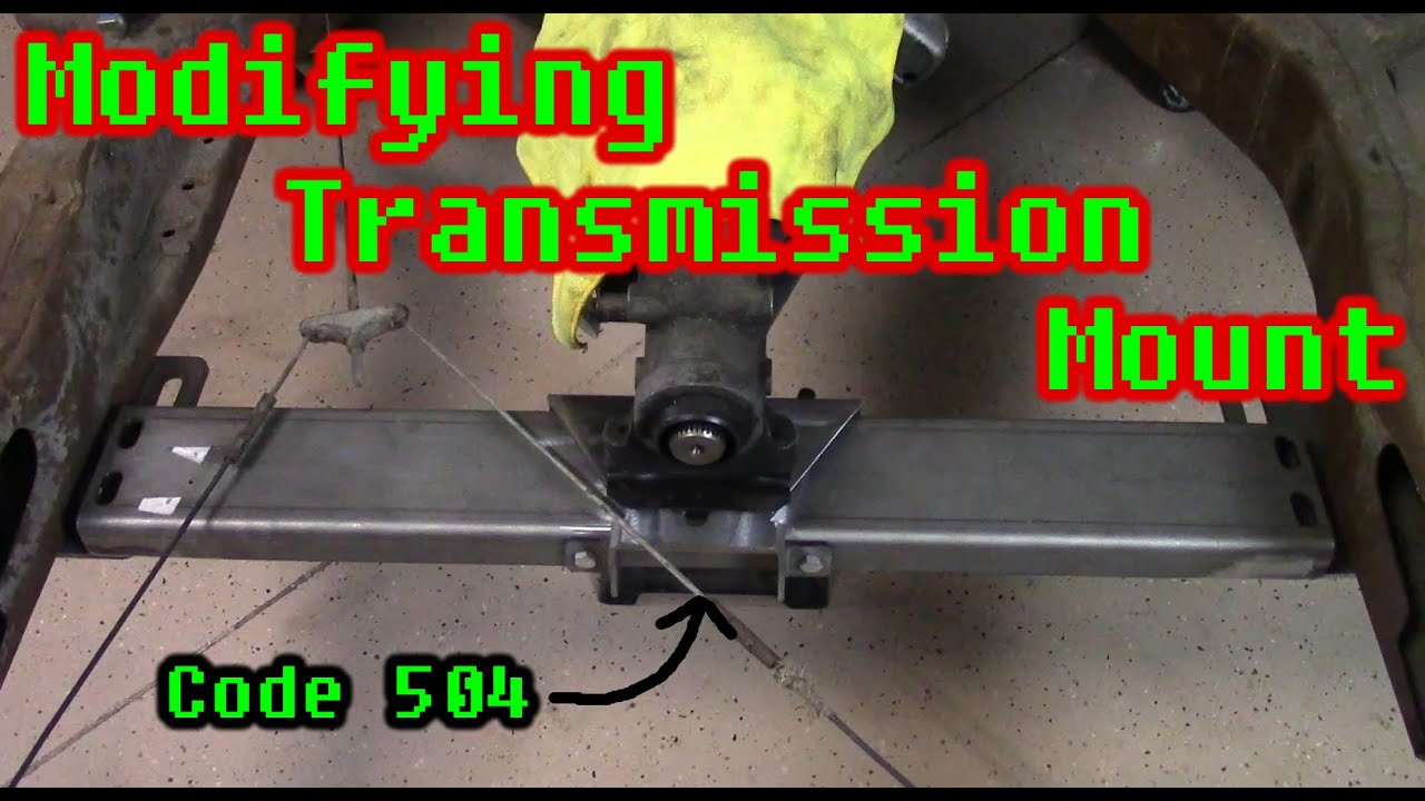 PART 5 - 1952 Chevy 3100 - Modifying the Code 504 Transmission Mount