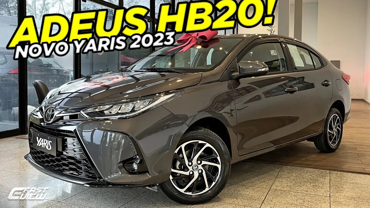 NOVO TOYOTA YARIS XLS SEDAN 2023 COM PREÇO DE HB20 E + BARATO QUE HONDA CITY É BOA OPÇÃO?