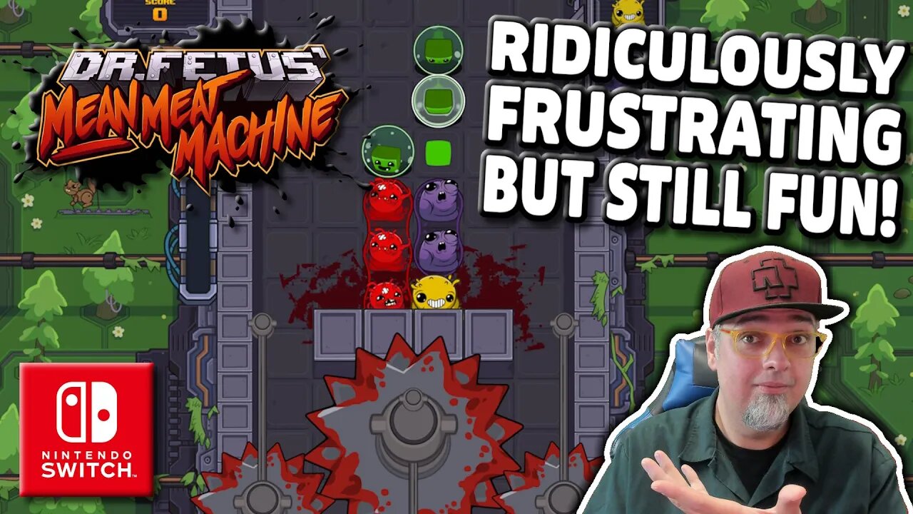 How Can A Game Be This FRUSTRATING But Still FUN! Dr. Fetus' Mean Meat Machine Nintendo Switch!