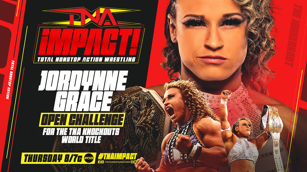 Jordynne Grace TNA Knockouts World Champion Open Challenge! #shorts