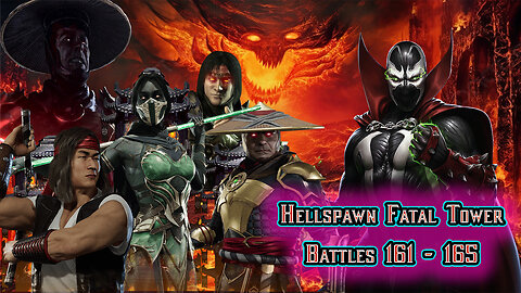 MK Mobile. Hellspawn Fatal Tower - Battles 161 - 165