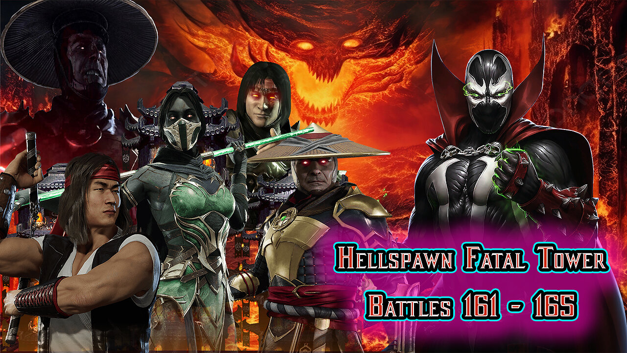 MK Mobile. Hellspawn Fatal Tower - Battles 161 - 165