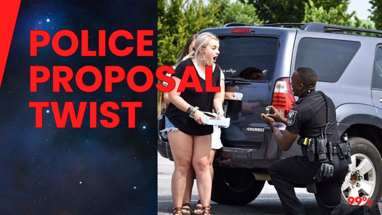 Cops Stop Walmart Shopper for a Surprise Proposal You'll Never See Coming!